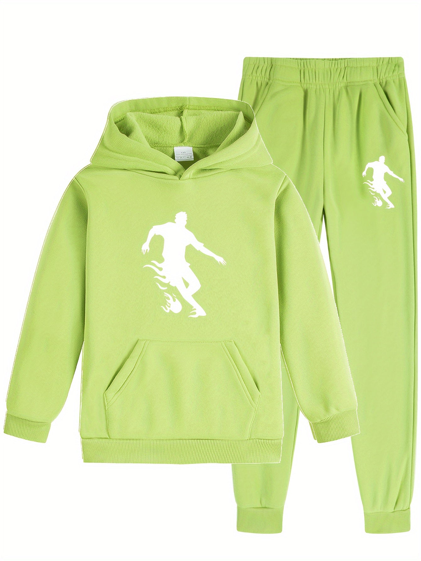 ⚽️ Trendy 2-Piece Boy's Fleece Lining Soccer Set ⚽️