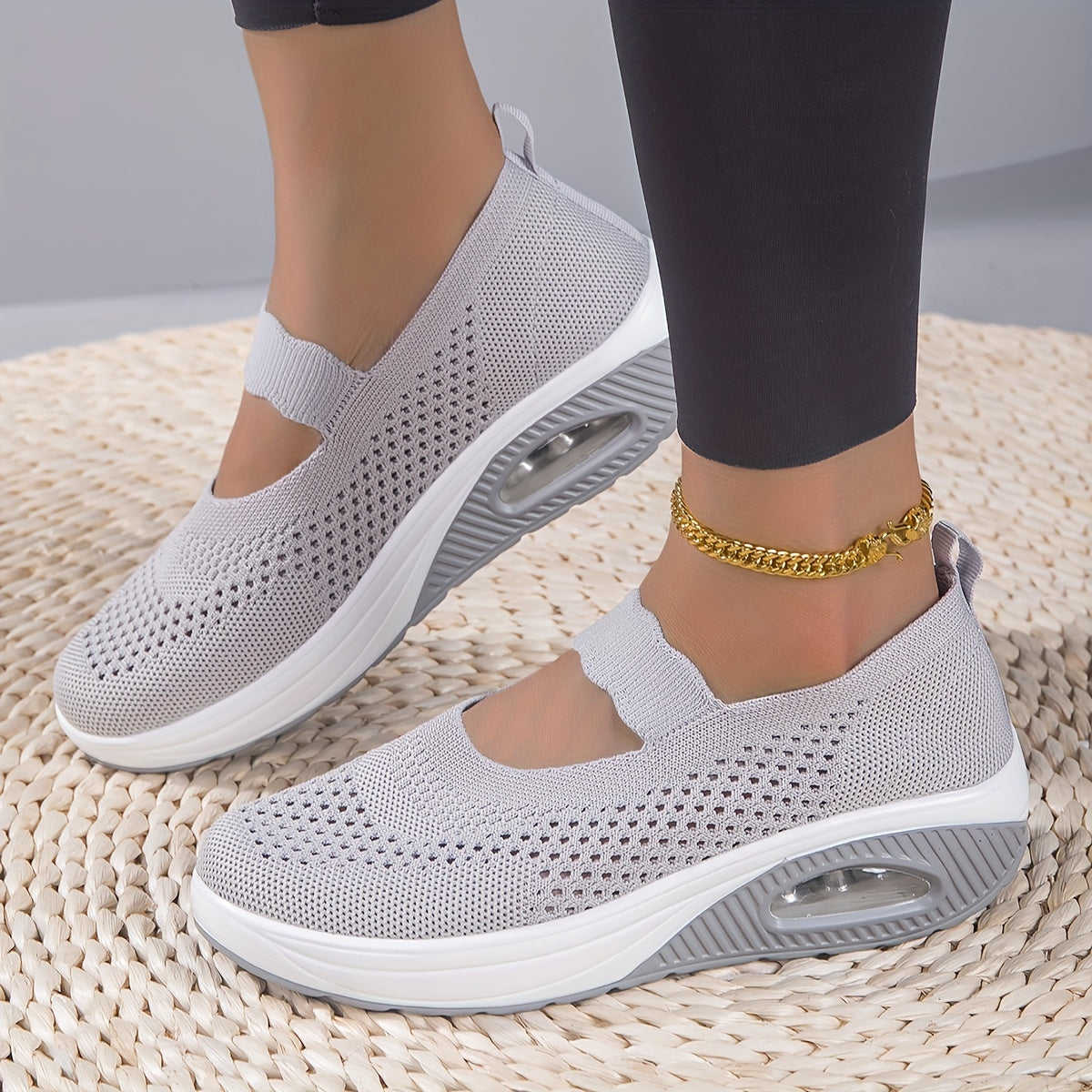 Aero Flex Knit Slip-On Sneakers 🌬️👟