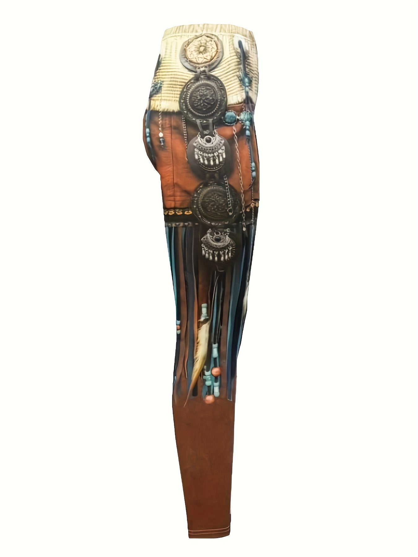 🌵 Western Vibe: Ethnic Print Skinny Leggings ✨