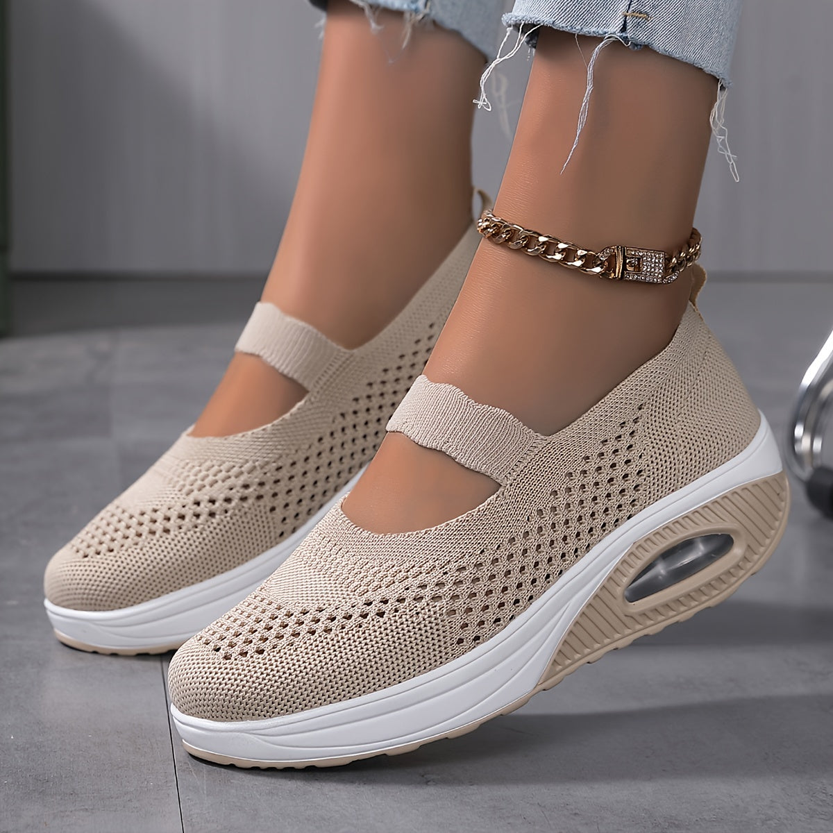 Aero Flex Knit Slip-On Sneakers 🌬️👟