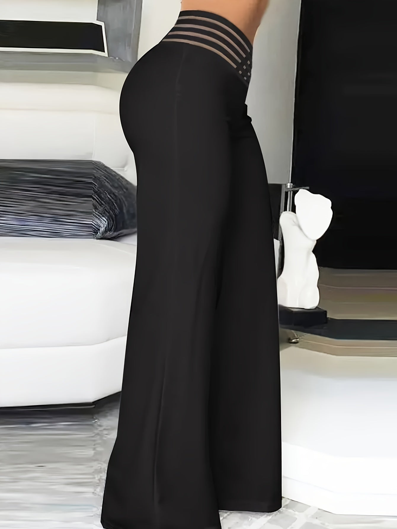 High Waist Wide Leg Pants