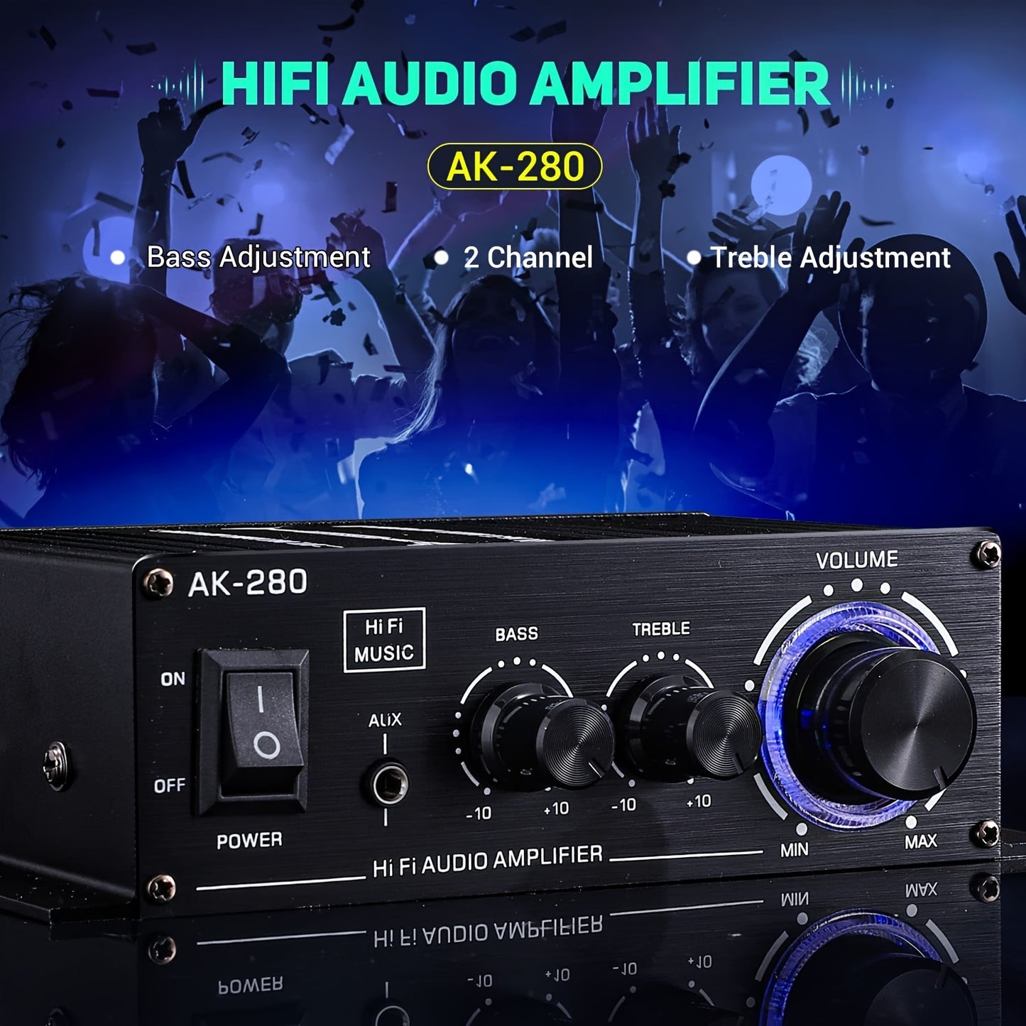 🎶 Power Pulse: 12V Mini Hi-Fi Audio Amplifier 🔊