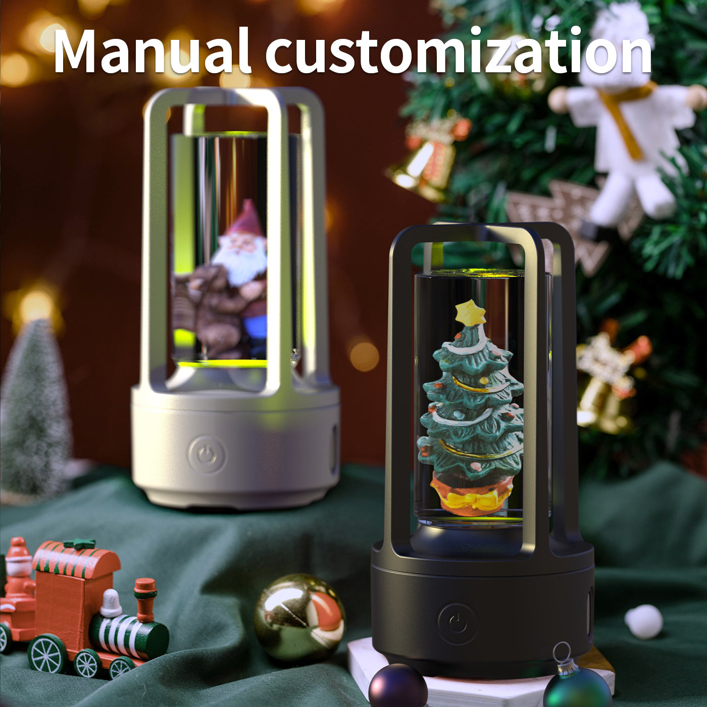 No Accessories 2 In 1 DIY Audio Crystal Light And Bluetooth Speaker Gift Touch Resin Night Light