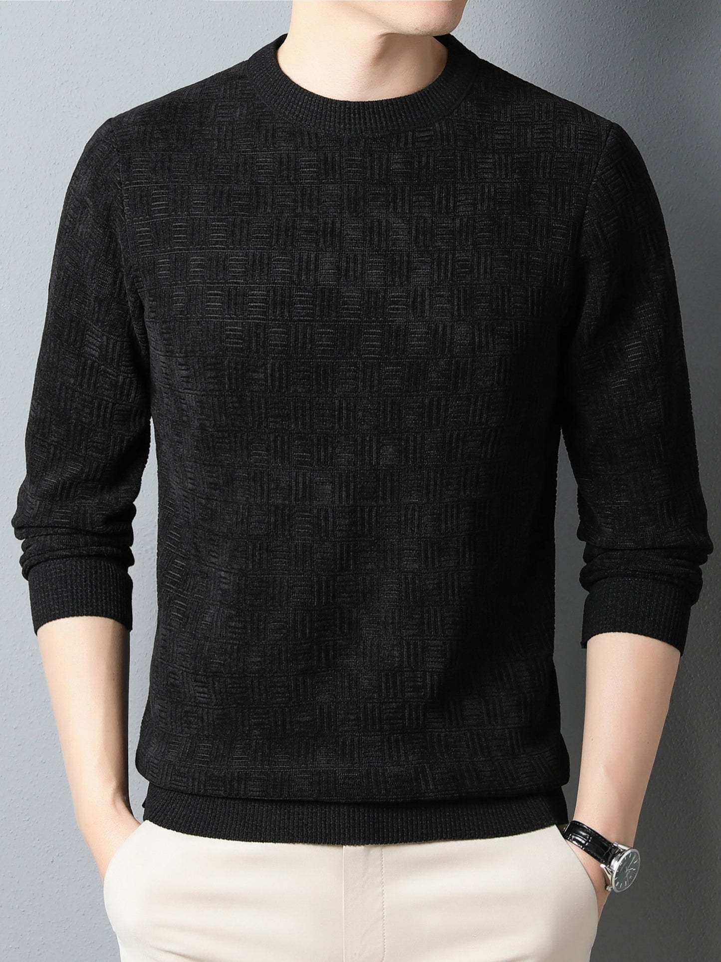 ❄️ Winter Men's Casual Thick Base Sweater 🧥