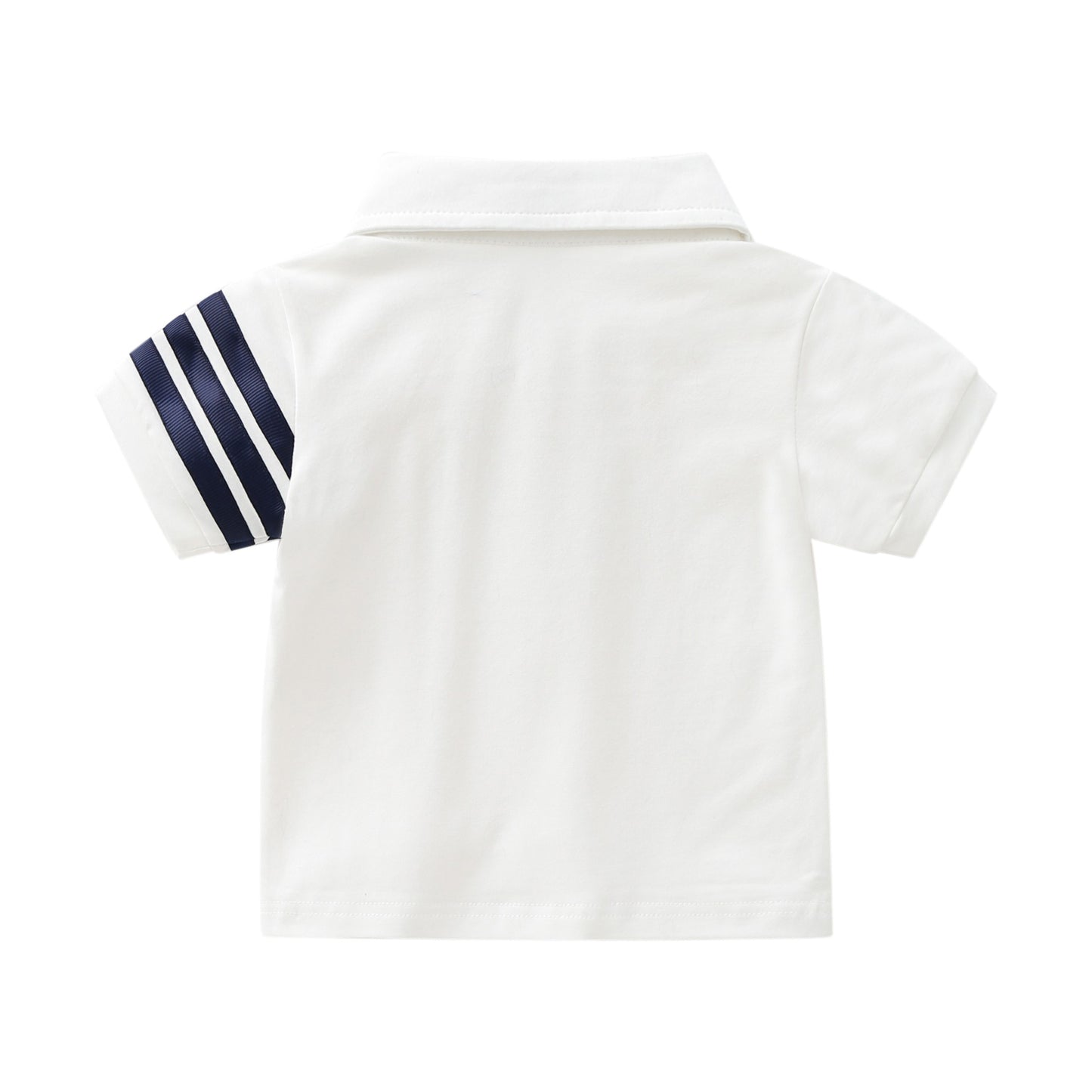 Boy Short Sleeve Pure Cotton All-matching Casual Sports Suit