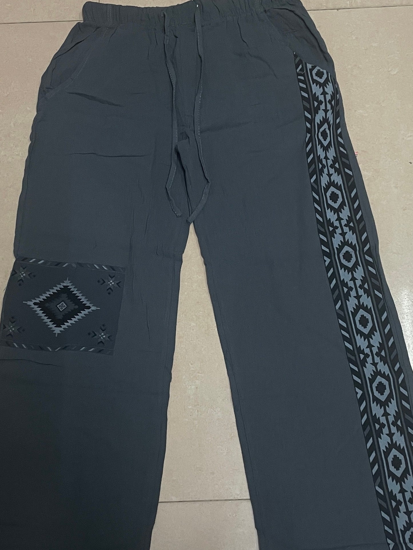 🌟 "Urban Geometry" Men's Geometric Pattern Pants 🌟